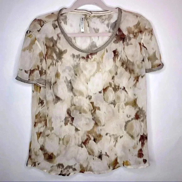 St. John Silk Watercolor Top Size Small​​ - Picture 12 of 12